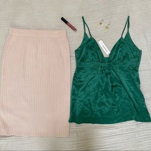 Laundry 100% silk camisole